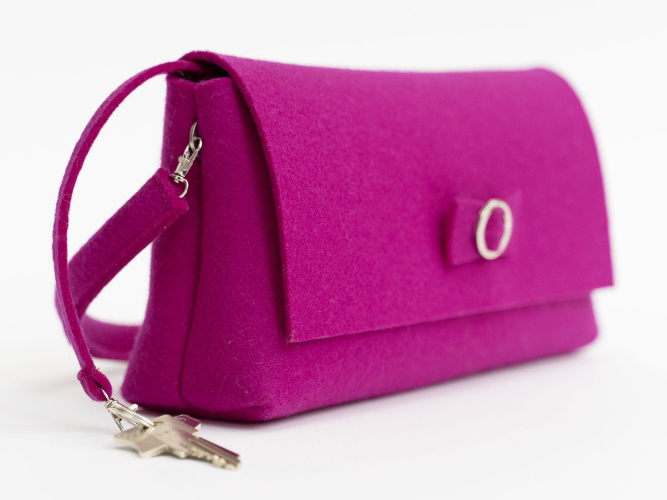FINE FELT *D* Mini-Pochettes-Clutch, magenta