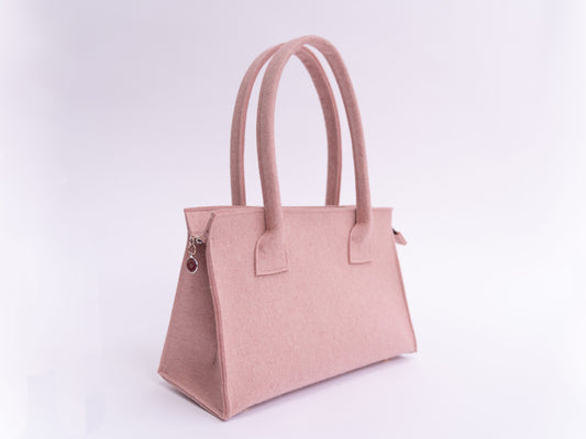 FINE FELT *L* Shoulder-Bag, rosé