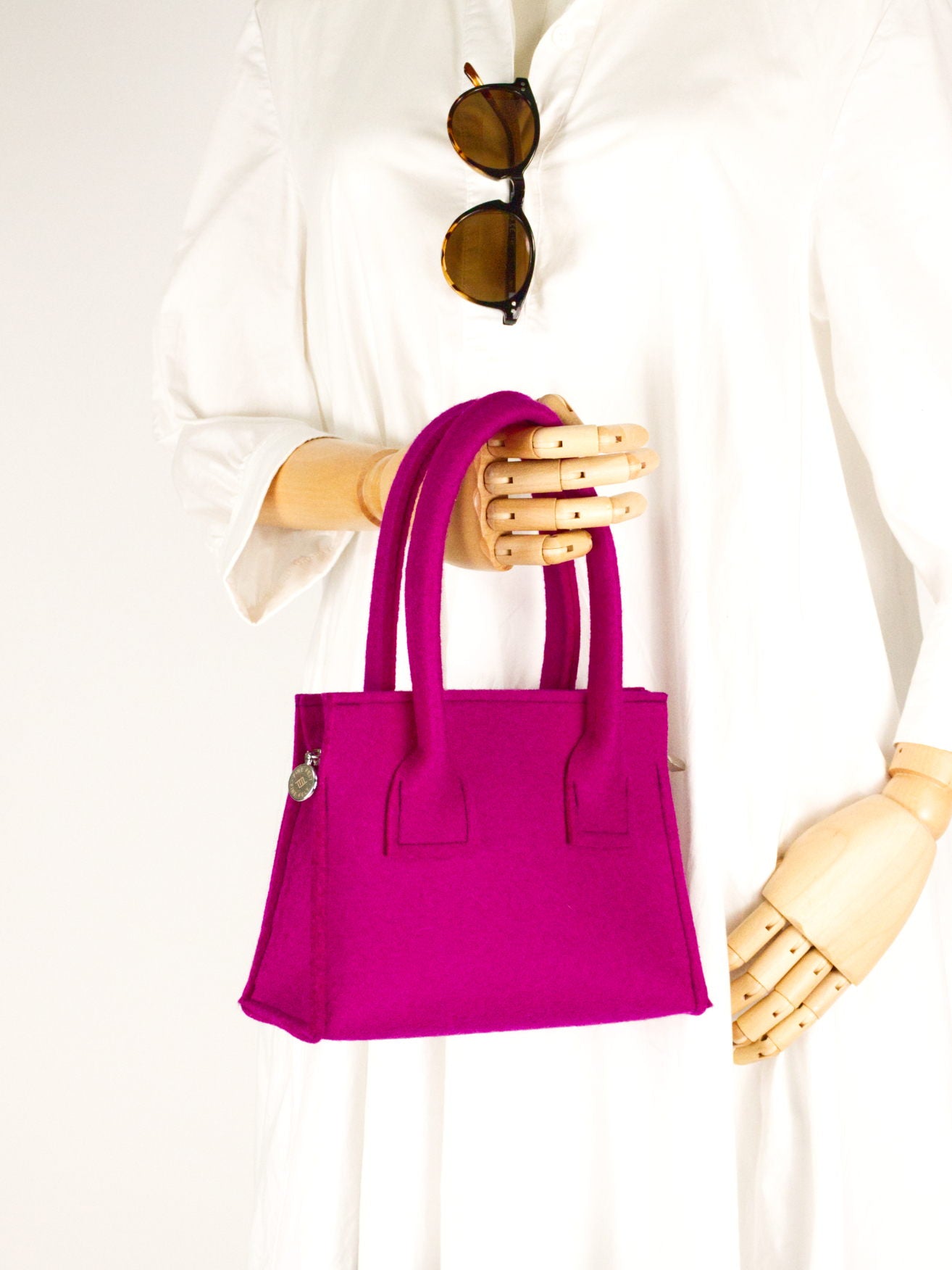 FINE FELT *Z*, die kleine Handle-Bag, magenta