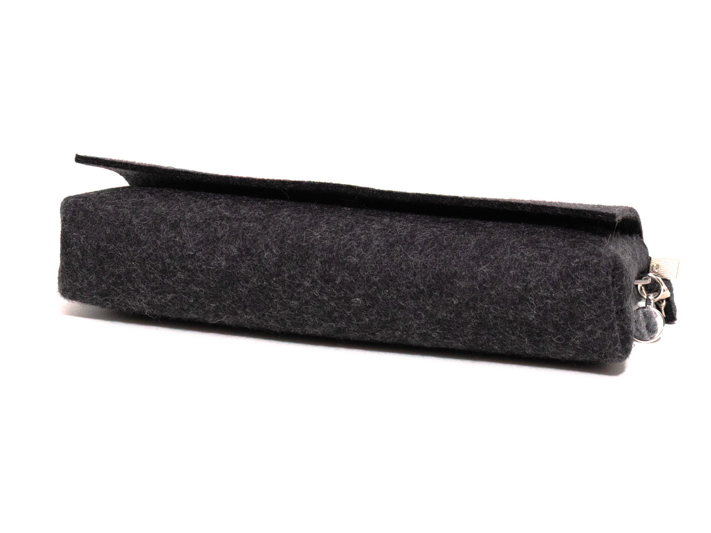 FINE FELT *D* die Mini-Pochettes-Clutch, anthrazit-meliert