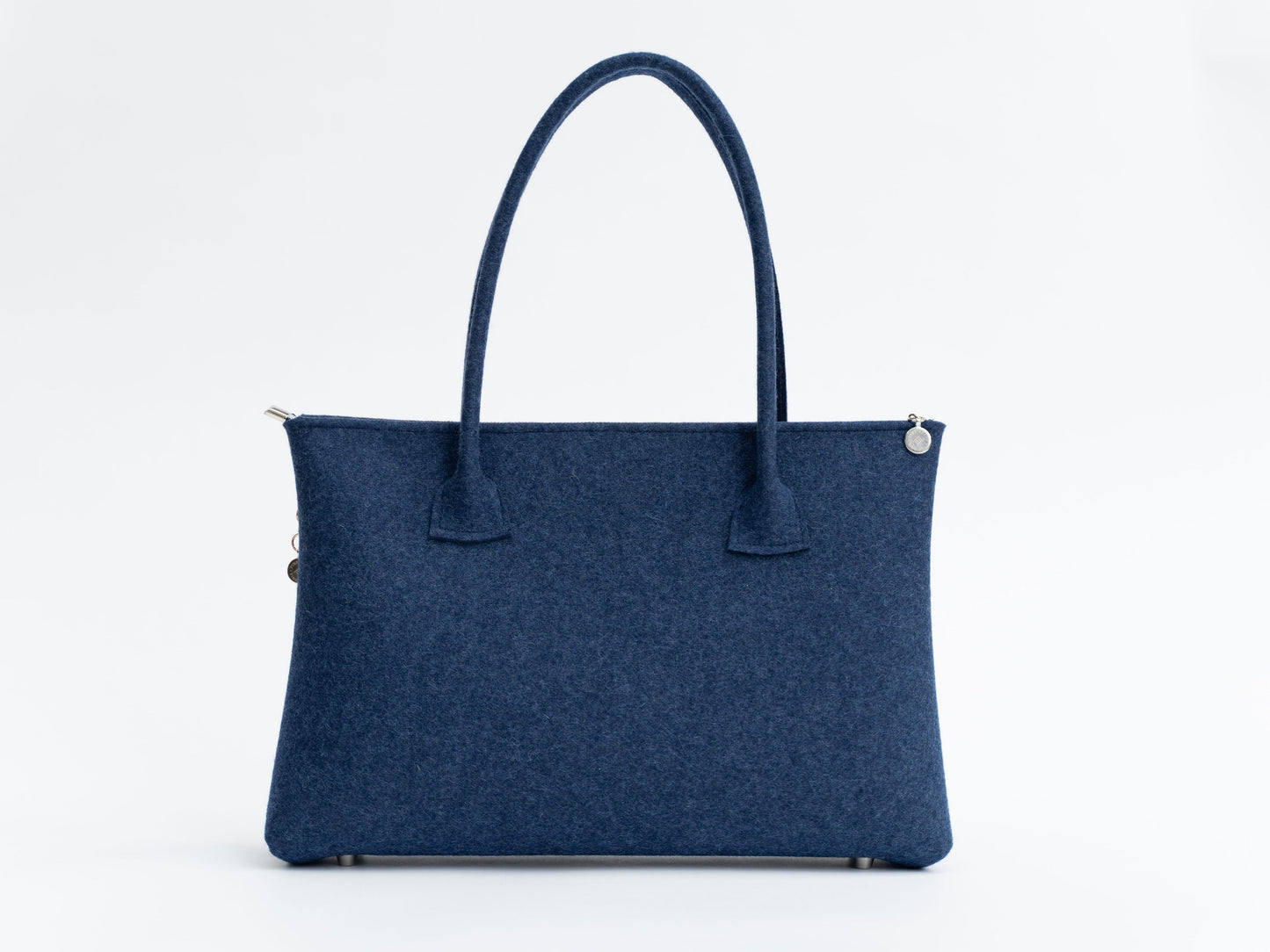 FINE FELT *F* die Business Shoulder-Bag, dunkelblau-meliert