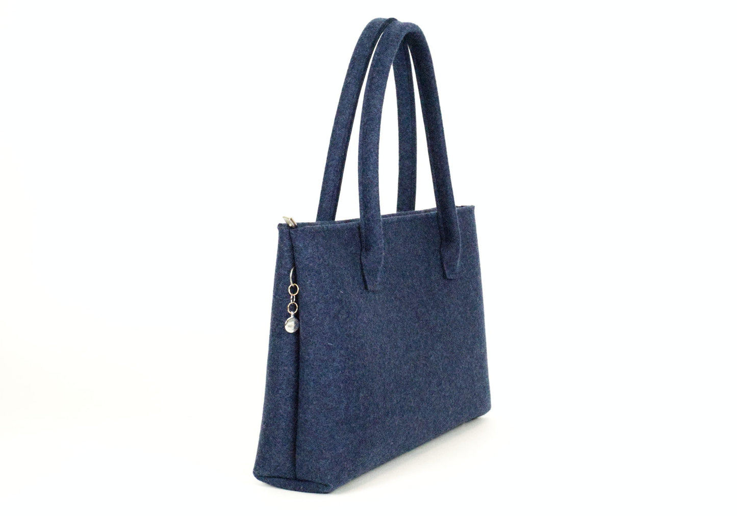 FINE FELT *F* die Business Shoulder-Bag, dunkelblau-meliert