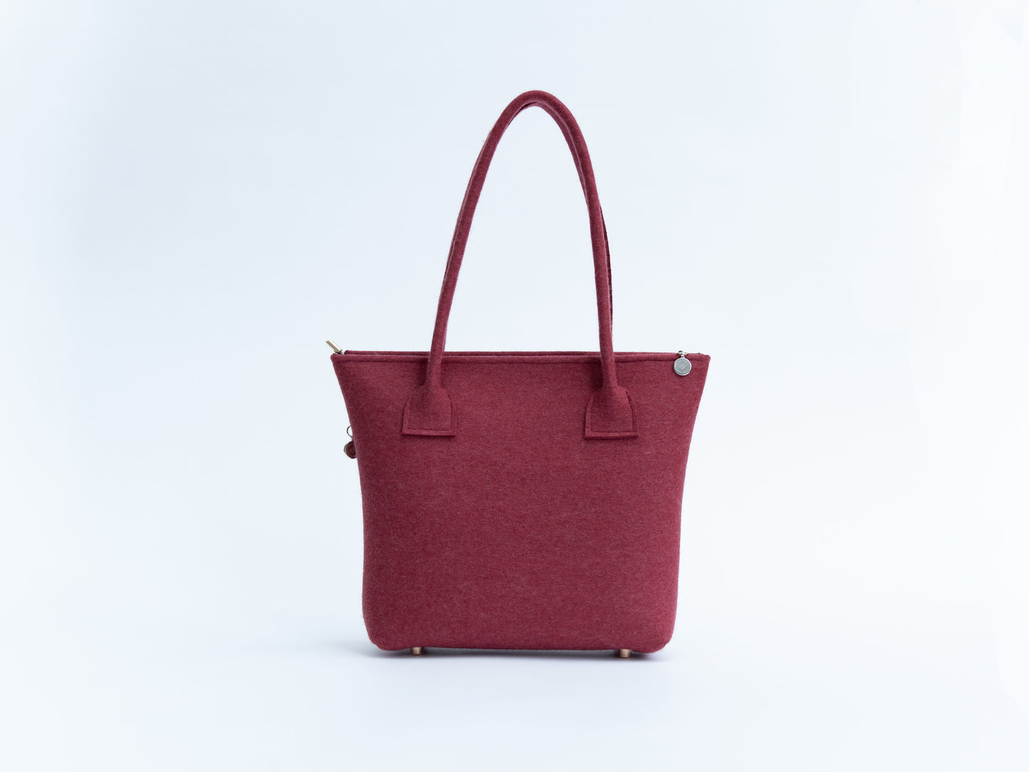 FINE FELT *G* Shoulder-Bag in Tuplenform, weinrot