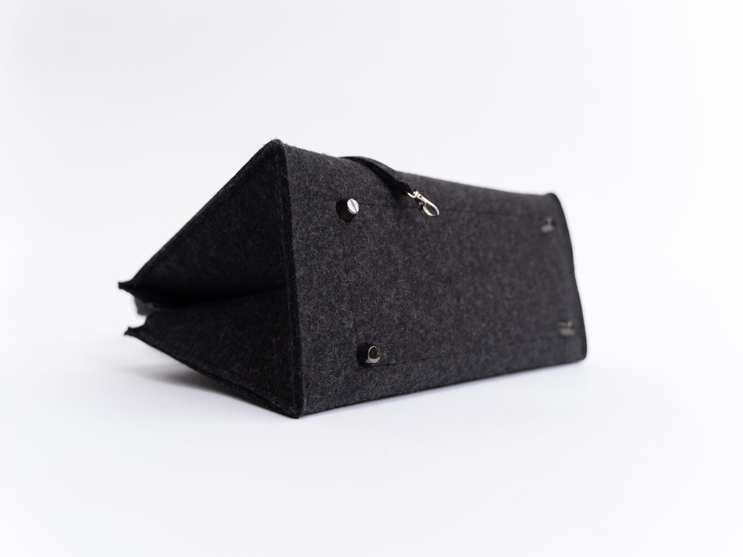 FINE FELT *L* Shoulder-Bag, anthrazit-meliert