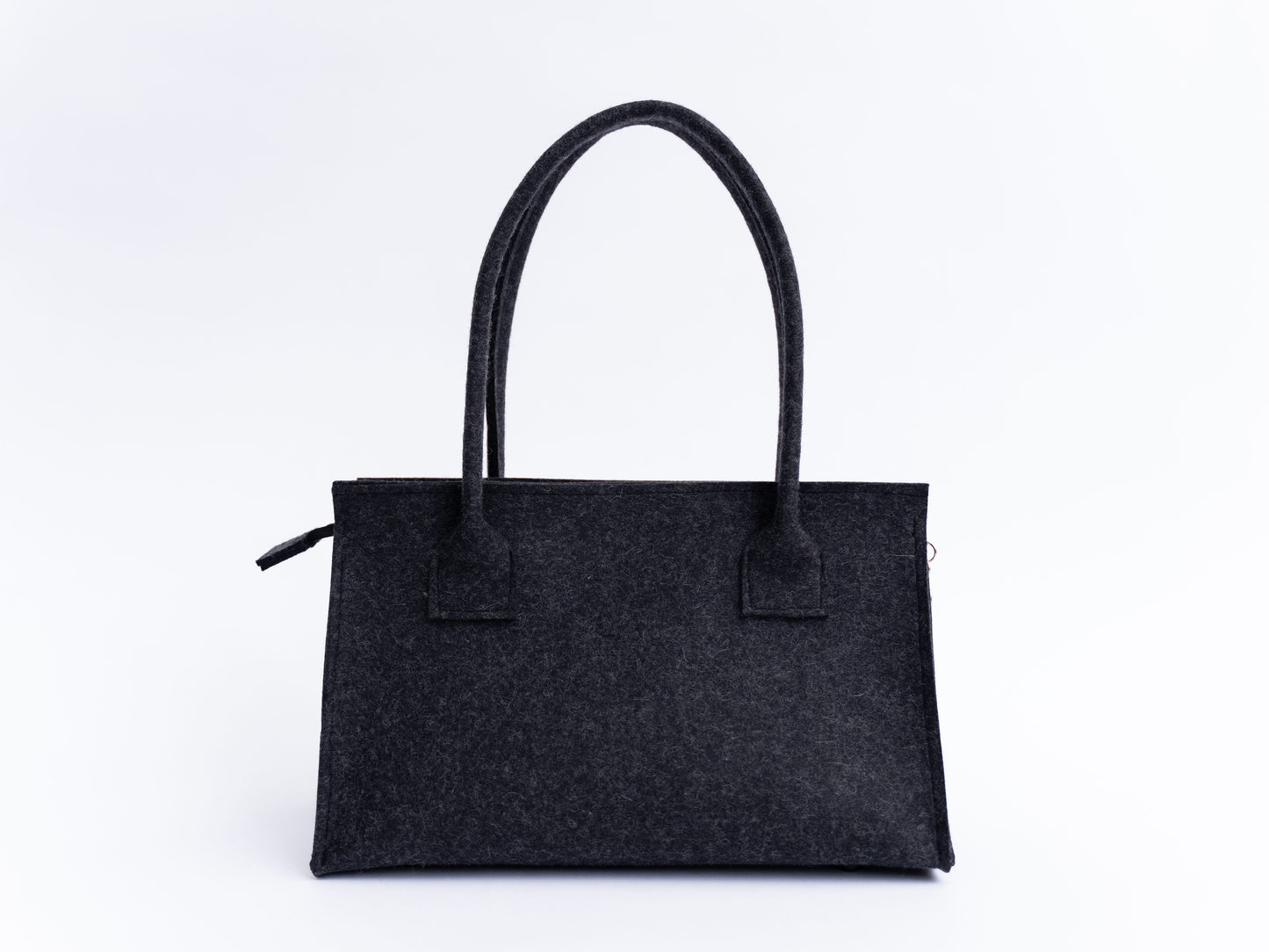 FINE FELT *L* Shoulder-Bag, anthrazit-meliert