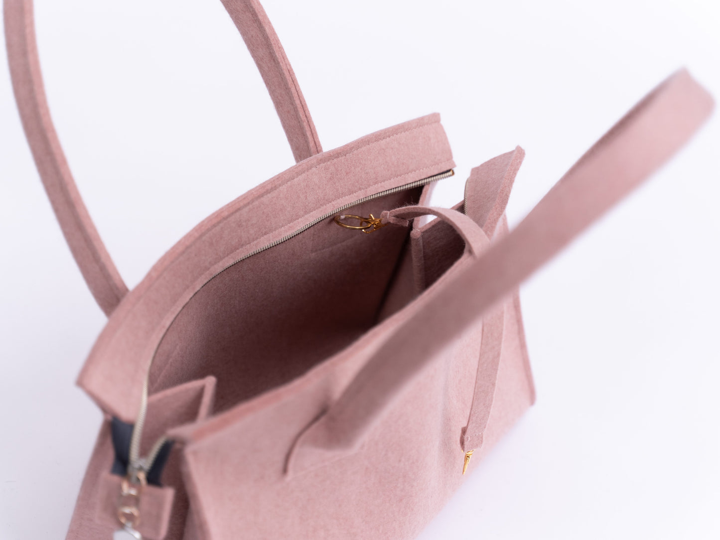FINE FELT *L* Shoulder-Bag, rosé