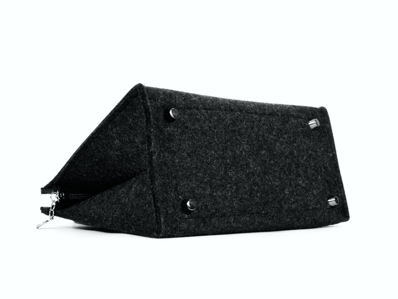 FINE FELT *S* Handle-Bag, anthrazit-melange