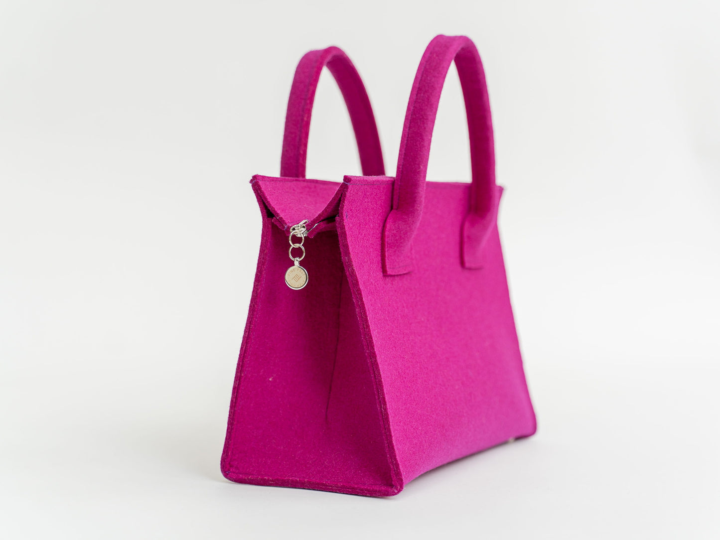 FINE FELT *S* Handle-Bag, magenta